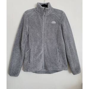 Light Grey The North Face Osito Fleece Full Zip Jacket M